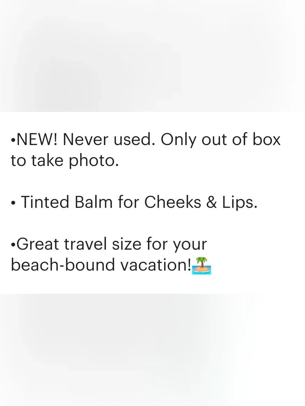 Tower 28 BeachPlease Luminous Tinted Balm For Cheeks & Lips $15 NIB